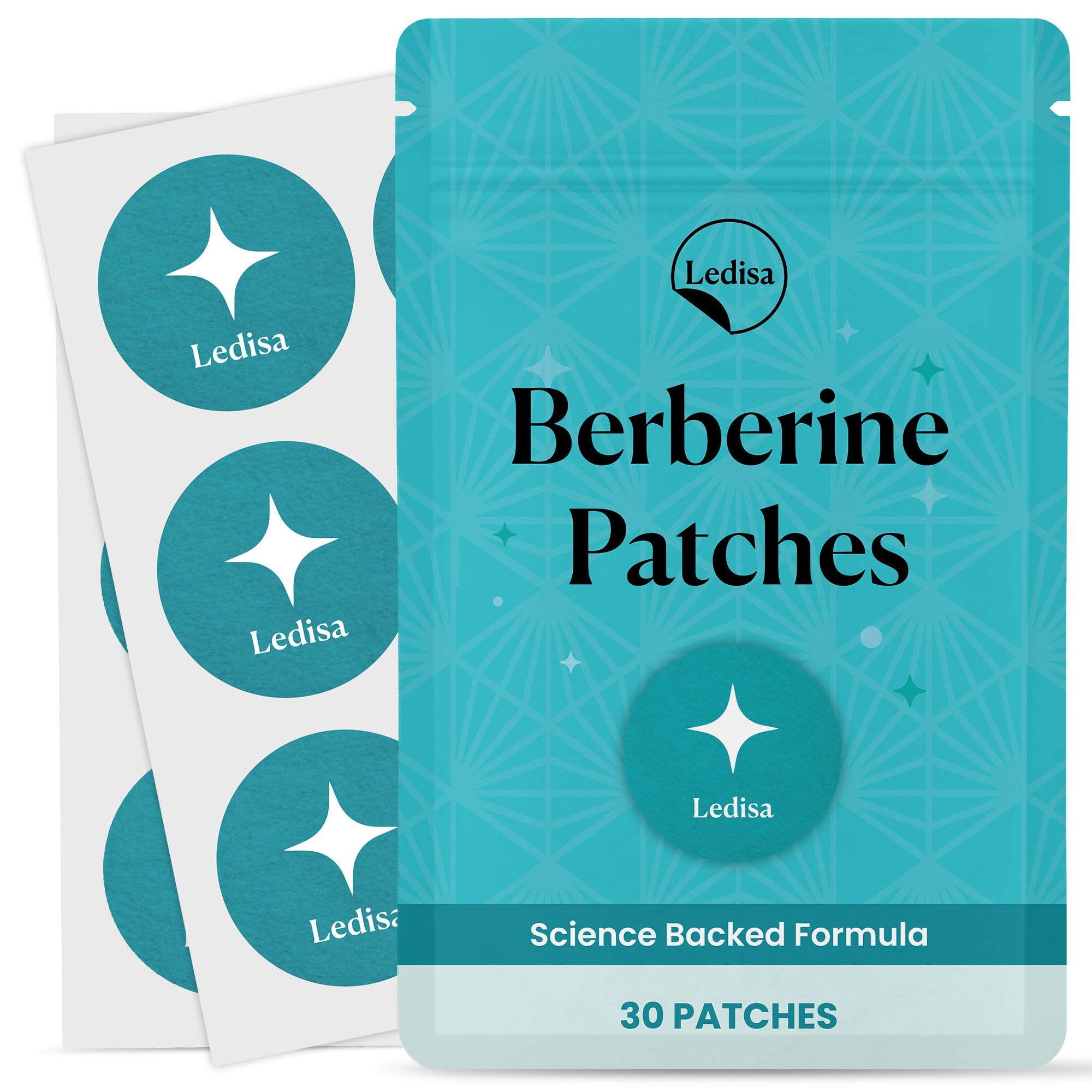 Berberine Patch 30枚入り×4 Amazon.com: Ledisa Berberine Patches | Berberine Patch with L
